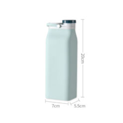 Alternative view of Skladacia silikónová fľaša na vodu 600 ml - BAGADORA®
