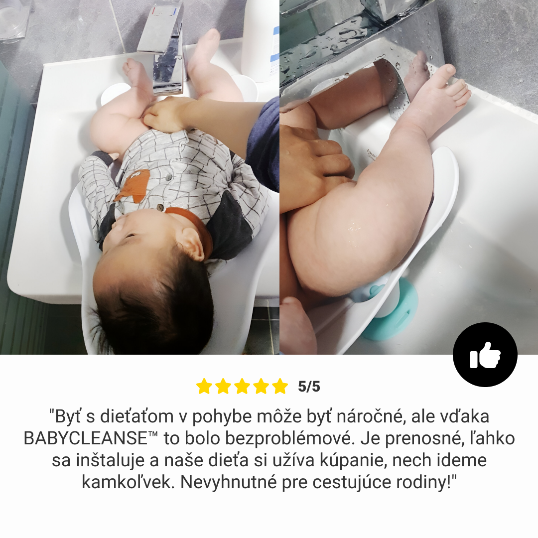 Podpora pre umývanie bábätka BabyCleanse™ – Obrázok 5