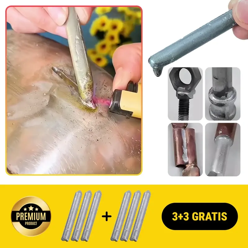 BRAZERODS™ – Tyče na Zváranie a Spájkovanie z Hliníka (3+3 ZADARMO!)