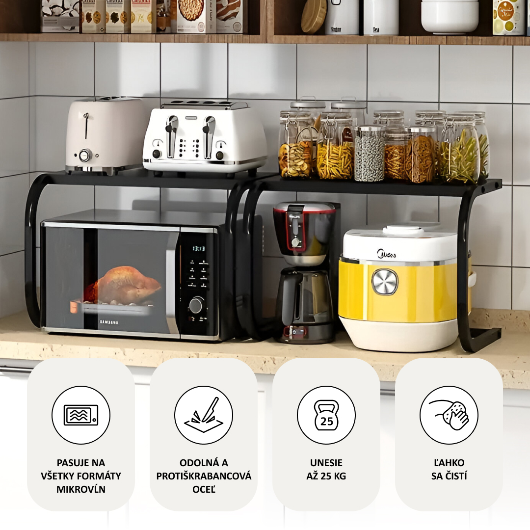 ElevateShelf – polica pre viac priestoru za pár sekúnd bez vŕtania – Obrázok 2