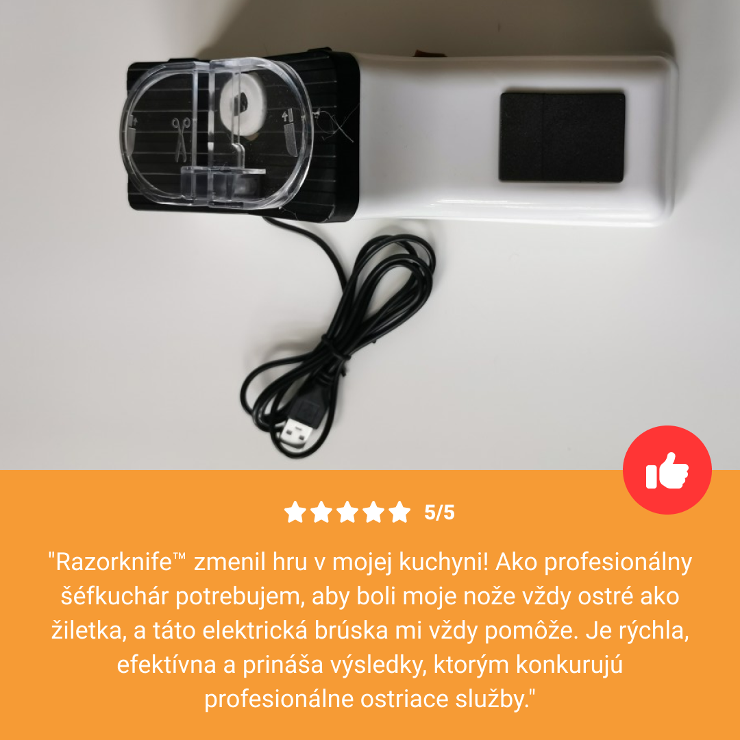 RAZORKNIFE – elektrická brúska na nože pre dokonale ostré nože za pár sekúnd – Obrázok 7