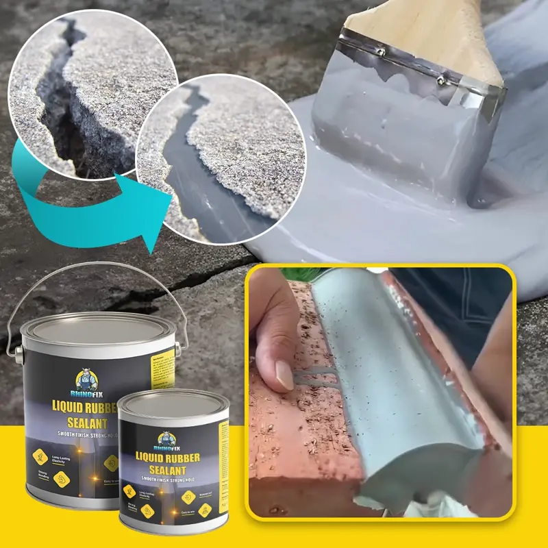RHINOFIX GroutFlex – Tekutý gumový tmel na trhliny, úniky a hydroizoláciu (dostupný v rôznych veľkostiach)