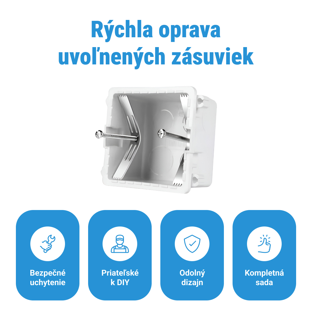 KOREKČNÉ TYČE NA ELEKTRICKÉ ZÁSUVKY - BALENIE 20 (+20 SKRUTKOV) REMEROD™ – Obrázok 3