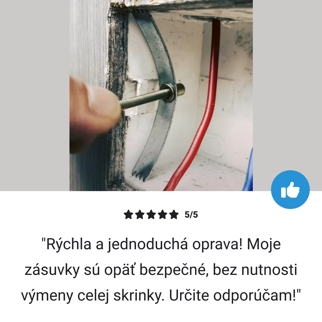 KOREKČNÉ TYČE NA ELEKTRICKÉ ZÁSUVKY - BALENIE 20 (+20 SKRUTKOV) REMEROD™ – Obrázok 6