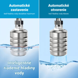 Alternative view of AQUALEVEL™ – Automatický ventil na kontrolu hladiny vody