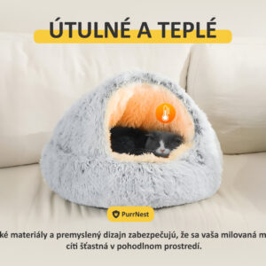 Alternative view of PurrNest - Antistresová posteľ pre zvieratá