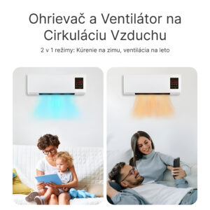 Alternative view of Enchantia – Ventilátor s Funkciou Kúrenia a Vetrania, Montáž Bez Náradia