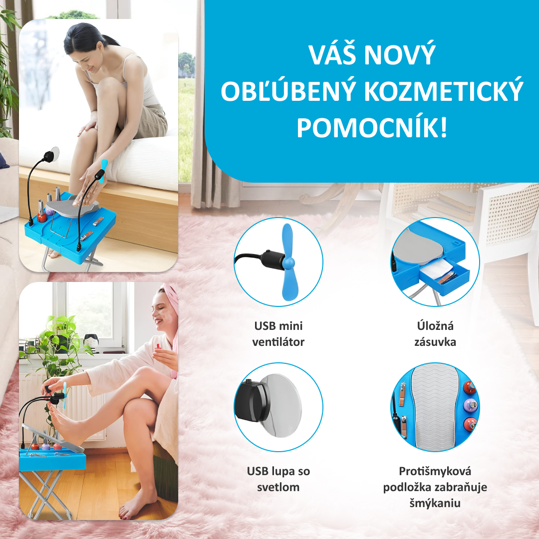 NailEase ™ - Prenosná Stanica pre Starostlivosť o Nechty – Obrázok 2