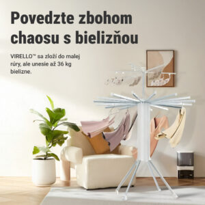 Alternative view of VIRELLO™ - Skladací sušiak na bielizeň Chobotnica