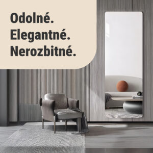 Alternative view of MirrorFlex™ flexibilné samolepiace akrylové zrkadlo 120 x 40 cm