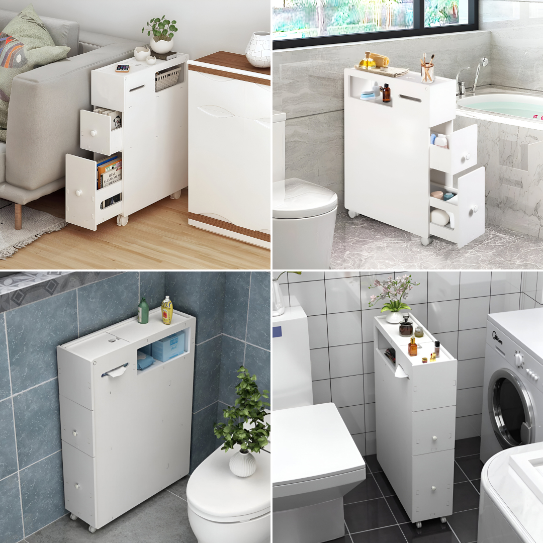 CornerEase™ - Úzky rohový kúpeľňový kabinet – Obrázok 4