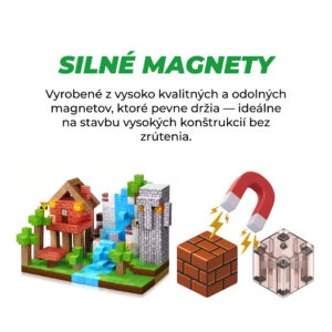 Alternative view of BuildEase™ - Magnetické Stavebné Bloky
