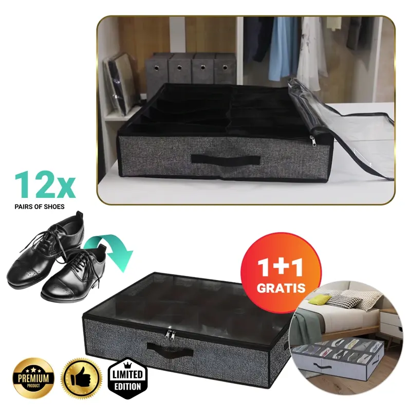 StoreEase™ - Organizér na topánky pod posteľ - 1+1 ZADARMO