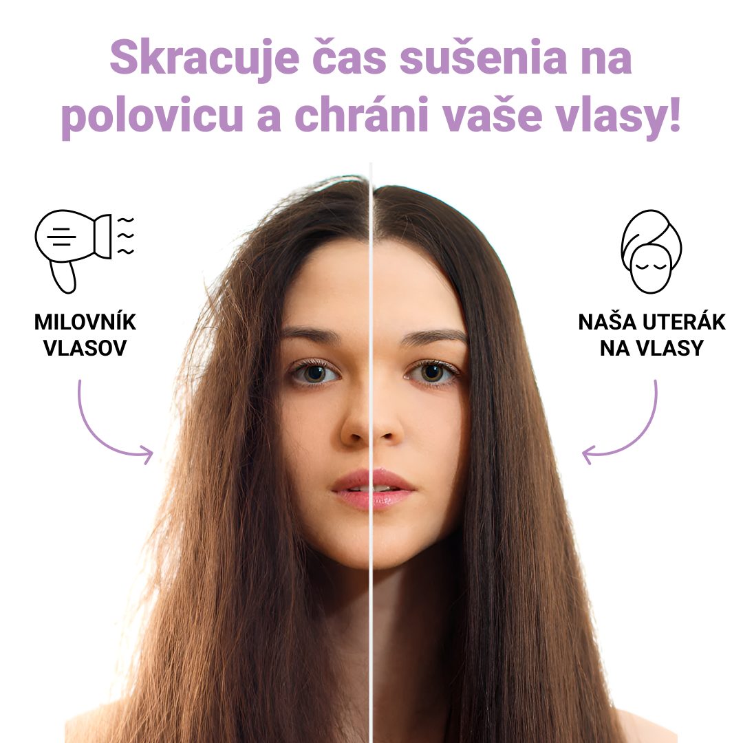 HAIRGLOW® – Rýchloschnúci Uterák Na Vlasy (1+1 ZADARMO) – Obrázok 2