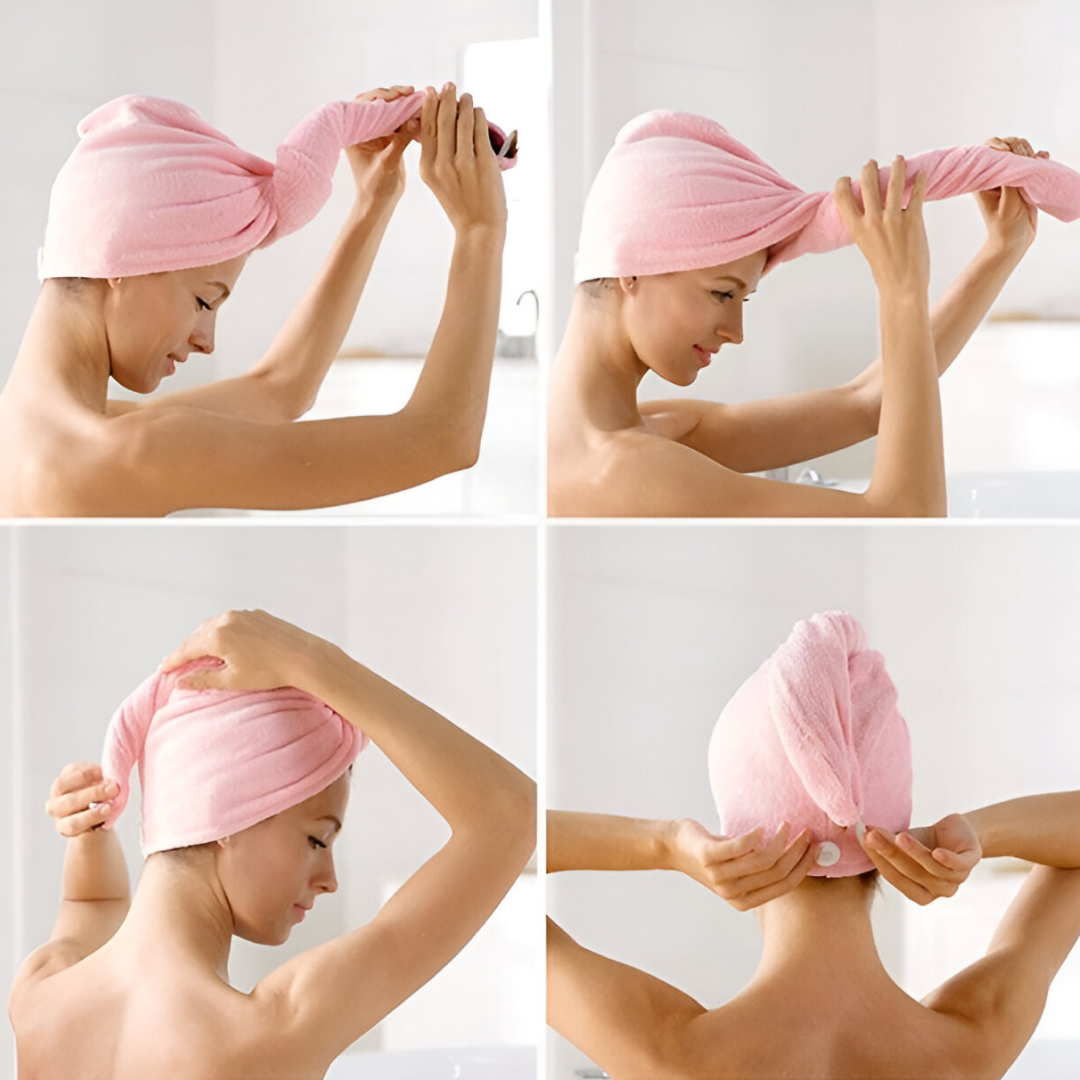 HAIRGLOW® – Rýchloschnúci Uterák Na Vlasy (1+1 ZADARMO) – Obrázok 3