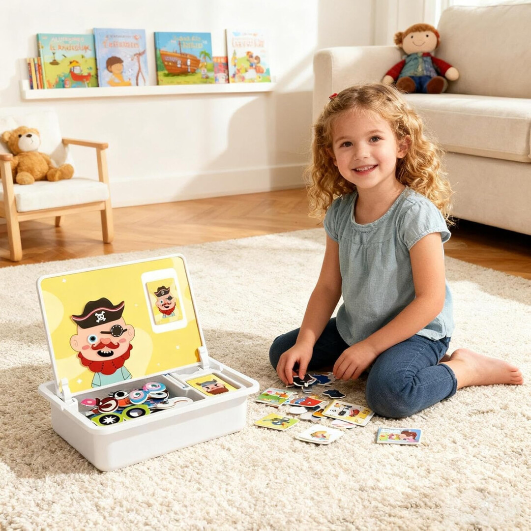 FaceBoard™ – Magnetická Doska Puzzle pre Tvár – Obrázok 2