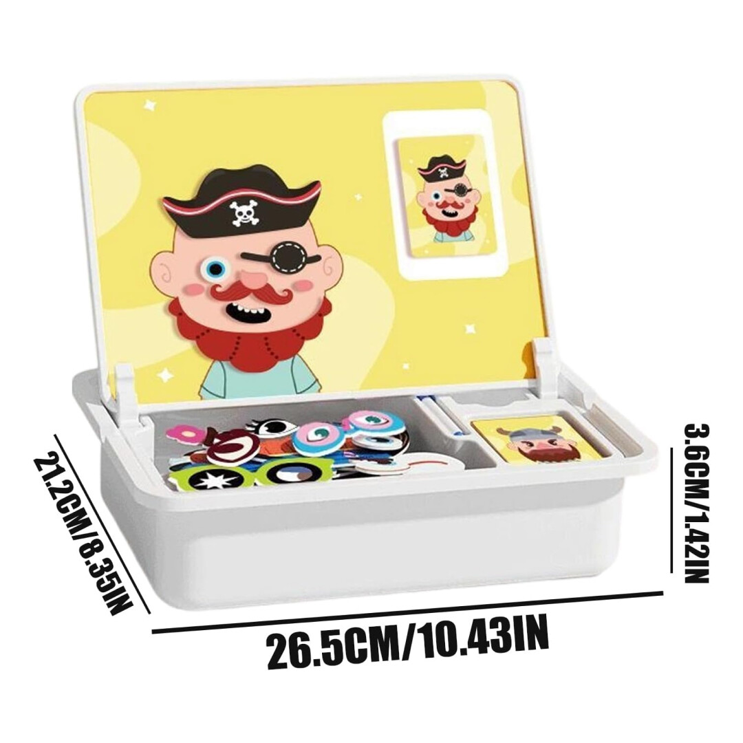 FaceBoard™ – Magnetická Doska Puzzle pre Tvár – Obrázok 5